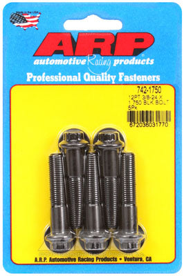 ARP 742-1750 SAE Bolt Kit 3/8-24 x 1.750 12pt black oxide bolts Photo-0