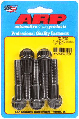 ARP 743-2000 SAE Bolt Kit 7/16-20 x 2.000 12pt black oxide bolts Photo-0