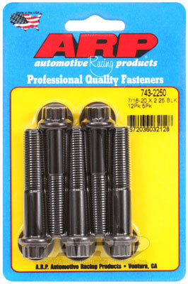 ARP 743-2250 SAE Bolt Kit 7/16-20 x 2.250 12pt black oxide bolts Photo-0