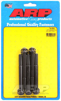 ARP 744-3500 SAE Bolt Kit 3/8-24 x 3.500 12pt 7/16 wrenching black oxide bolts Photo-0