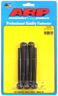 ARP 744-3750 SAE Bolt Kit 3/8-24 x 3.750 12pt 7/16 wrenching black oxide bolts Photo-0