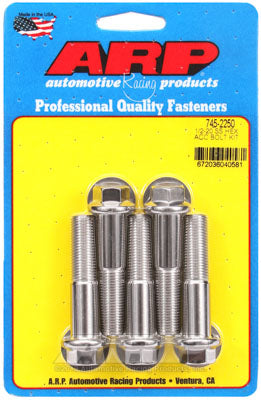 ARP 745-2250 SAE Bolt Kit 1/2-20 x 2.250 hex SS bolts Photo-0