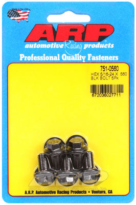 ARP 751-0560 SAE Bolt Kit 5/16-24 x .560 hex black oxide bolts Photo-0