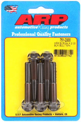 ARP 751-2000 SAE Bolt Kit 5/16-24 x 2.000 hex black oxide bolts Photo-0