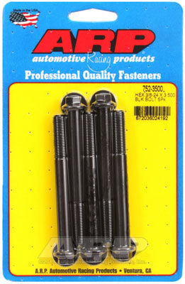 ARP 752-3500 SAE Bolt Kit 3/8-24 x 3.500 hex black oxide bolts Photo-0