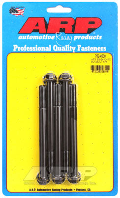 ARP 752-4500 SAE Bolt Kit 3/8-24 x 4.500 hex black oxide bolts Photo-0