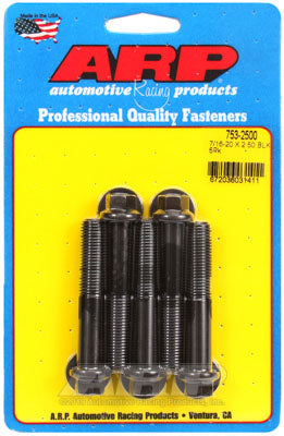 ARP 753-2500 SAE Bolt Kit 7/16-20 x 2.500 hex black oxide bolts Photo-0