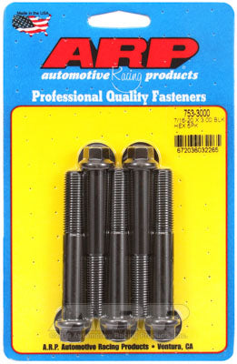 ARP 753-3000 SAE Bolt Kit 7/16-20 x 3.000 hex black oxide bolts Photo-0