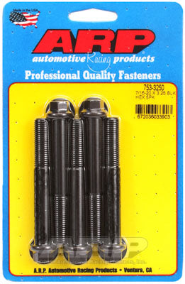 ARP 753-3250 SAE Bolt Kit 7/16-20 x 3.250 hex black oxide bolts Photo-0