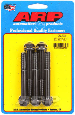 ARP 754-3000 SAE Bolt Kit 3/8-24 x 3.000 hex 7/16 wrenching black oxide bolts Photo-0