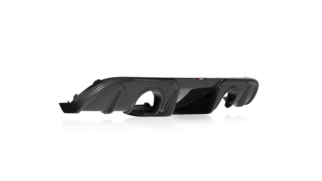AKRAPOVIC DI-PO/CA/8/G Rear Carbon Fiber Diffuser (High Gloss) PORSCHE Cayman GT4 (718) Photo-0 