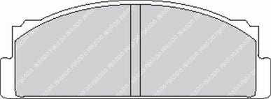 FERODO FCP29R Front Brake Pads DS3000 for FIAT Ritmo / Panda / Fiorino Photo-0