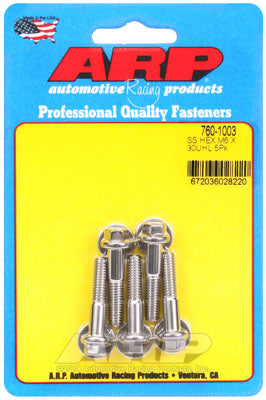 ARP 760-1003 Metric Thread Bolt Kit M6 x 1.00 x 30 hex SS bolts Photo-0