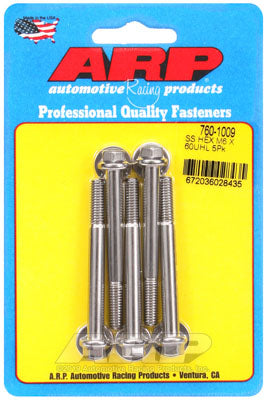 ARP 760-1009 Metric Thread Bolt Kit M6 x 1.00 x 60 hex SS bolts Photo-0