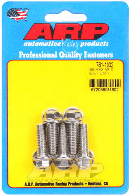 ARP 761-1002 Metric Thread Bolt Kit M8 x 1.25 x 25mm hex SS bolts Photo-0