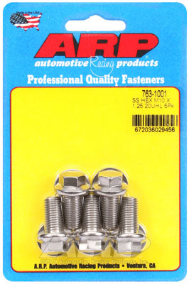 ARP 763-1001 Metric Thread Bolt Kit M10 x 1.25 x 20 hex SS bolts Photo-0