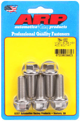 ARP 764-1002 Metric Thread Bolt Kit M12 x 1.50 x 30 hex SS bolts Photo-0