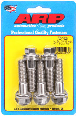 ARP 765-1005 Metric Thread Bolt Kit M12 x 1.75 x 45 hex SS bolts Photo-0