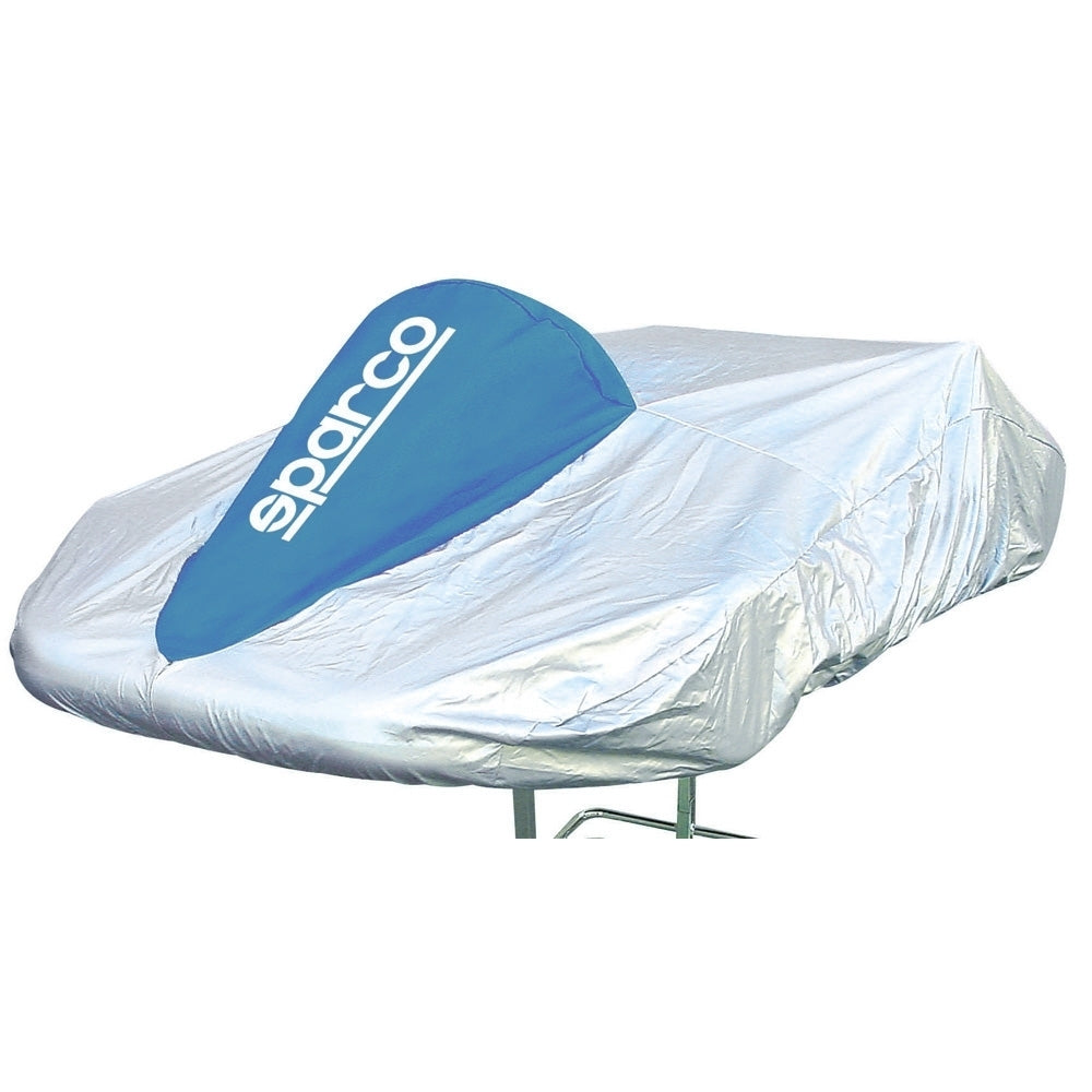 SPARCO 02712 Kart cover, silver/blue Photo-0