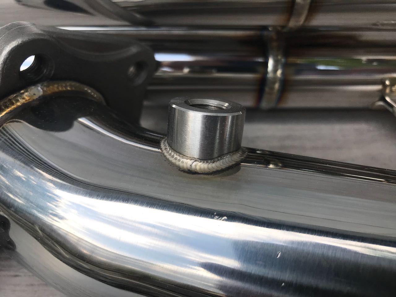 ARD IM-HDR-05 Equal length exhaust manifold with up-pipe for SUBARU Impreza STI (EJ20, EJ25) Photo-3