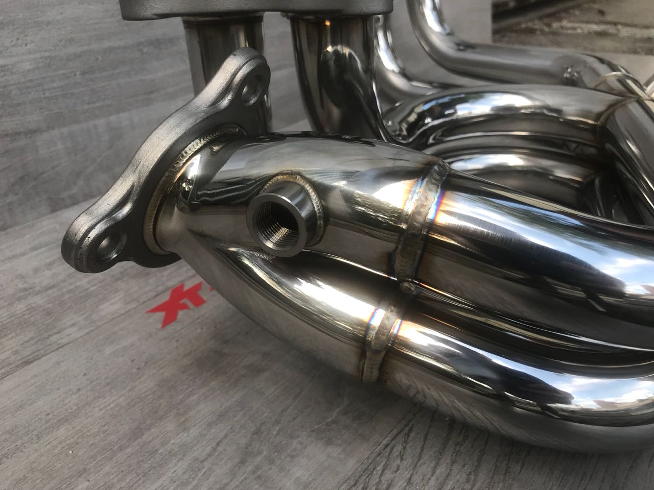 ARD IM-HDR-05 Equal length exhaust manifold with up-pipe for SUBARU Impreza STI (EJ20, EJ25) Photo-6
