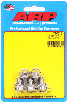 ARP 771-1016 Metric Thread Bolt Kit M8 x 1.25 x 12 12pt SS bolts Photo-0