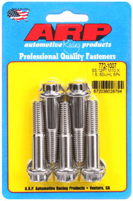 ARP 772-1007 Metric Thread Bolt Kit M10 x 1.50 x 50 12pt SS bolts Photo-0