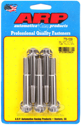 ARP 773-1009 Metric Thread Bolt Kit M10 x 1.25 x 70 12pt SS bolts Photo-0