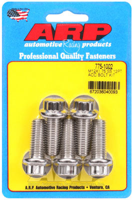 ARP 775-1002 Metric Thread Bolt Kit M12 X 1.75 X 30 12pt SS bolts Photo-0