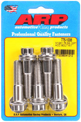ARP 775-1006 Metric Thread Bolt Kit M12 X 1.75 X 50 12pt SS bolts Photo-0