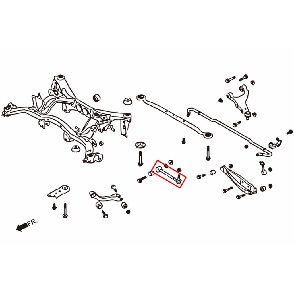 HARDRACE 6753 REAR TOE ARM PILLOWBALL 2PC SUBARU BRZ/ GRB/ SH/ SJ/ BM9 Photo-1