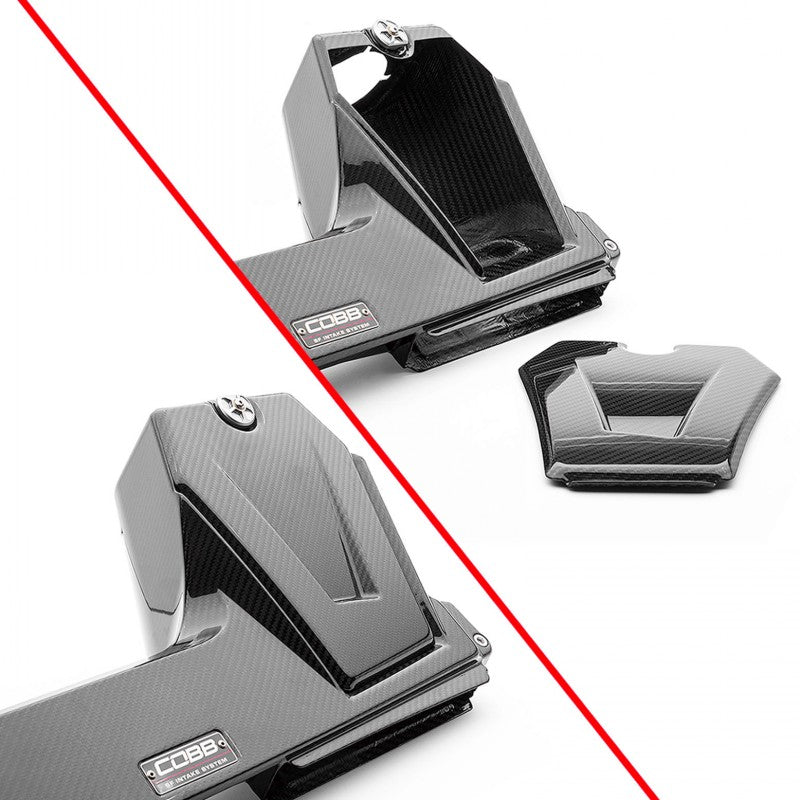 COBB 7A1160 Carbon Air Intake System REDLINE for VOLKSWAGEN Golf GTI (MK8) 2022- Photo-8