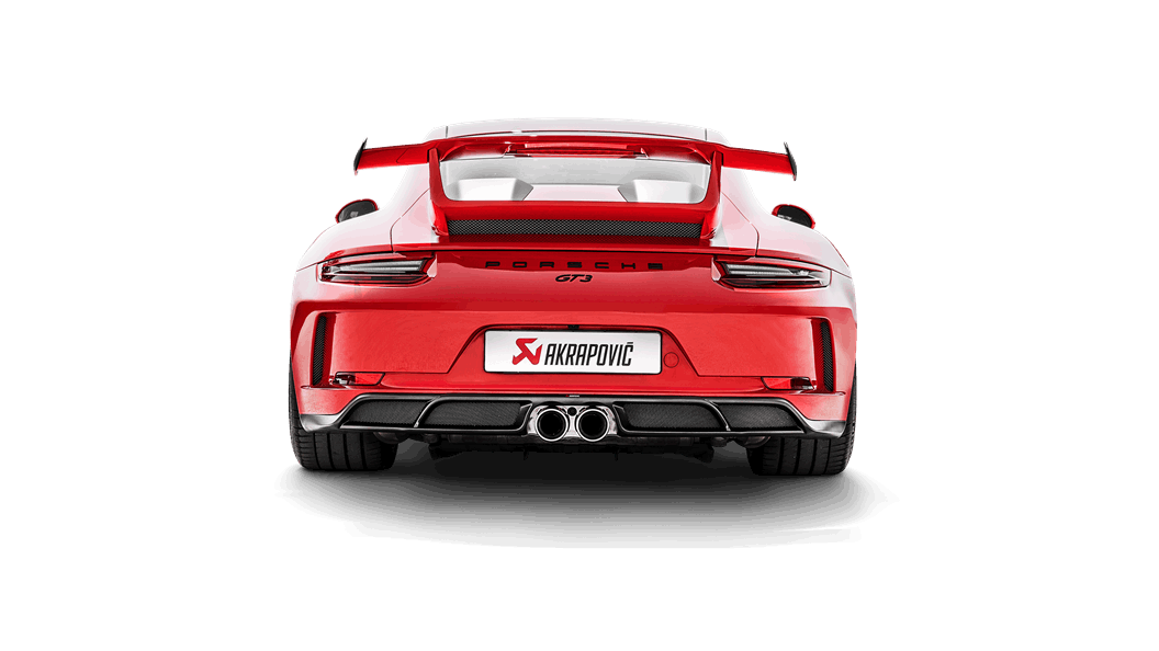 AKRAPOVIC DI-PO/CA/6/M Rear Carbon Fiber Diffuser - Matte PORSCHE 911 GT3 (991.2) 2018-2019 ABE Type Approval Photo-2