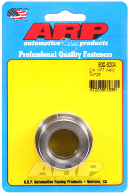 ARP 800-8204 Weld Bung Specialty Kit 3/4" NPT steel weld bung Photo-0