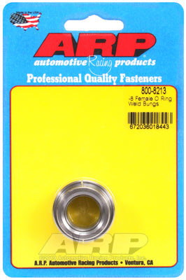 ARP 800-8213 Weld Bung Specialty Kit -8 female O ring steel weld bung Photo-0