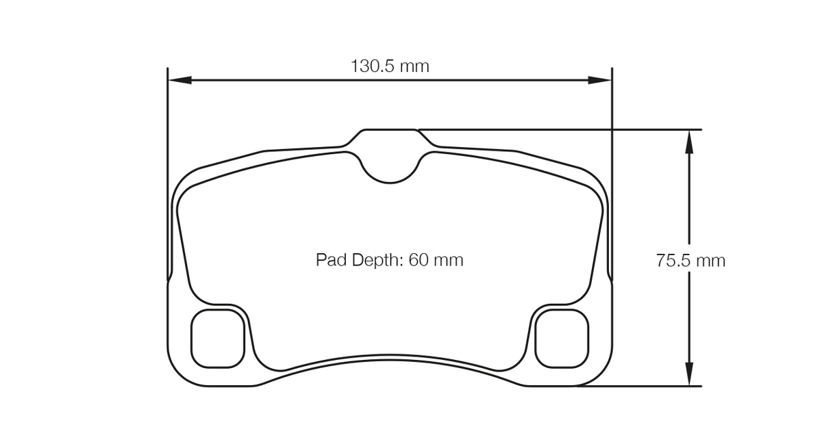 PAGID 8006-RSC1 Rear Brake Pads for PORSCHE 997 GT3 / GT2 / Turbo / Carrera Mk2 Photo-0