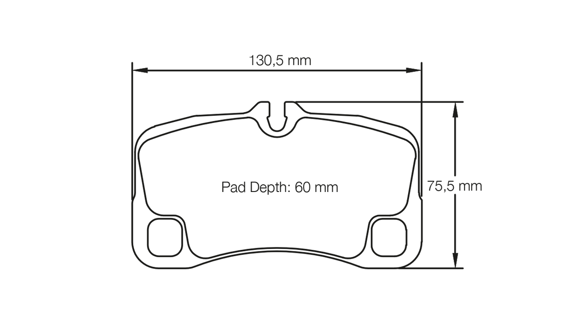 PAGID 8008-RSL1 Rear Brake Pads for PORSCHE 997 GT3 Cup (17 mm thick pads) Photo-0