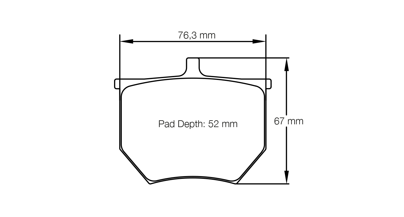 PAGID 8040-RSH42 Brake pads RSH42 AP Racing CP2372 D52 / CP2382-12/13 E4+ CP2383-12/13 E4 Photo-0