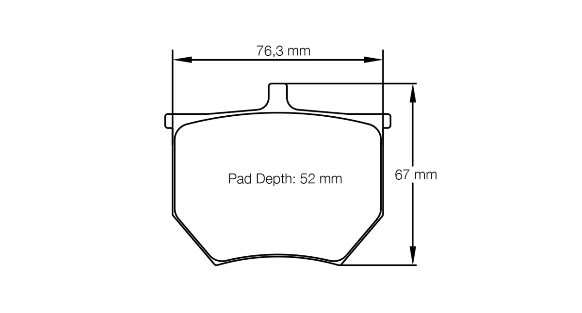 PAGID 8040-RSH42 Brake Pads for AP Racing CP2372 D52 / CP2382-12 / 13 E4+ CP2383-12 / 13 E4 Photo-0