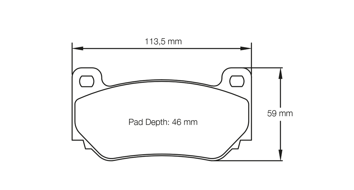 PAGID 8076-RS14 Brake Pads for AP Racing CP7600 D46 Photo-0