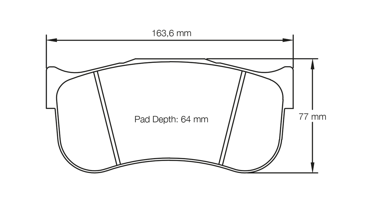 PAGID 8100-RSL1 Front Brake Pads for BMW M2 CS Racing (Permit A 450PS) / M8 GTE (race car) / TOYOTA GR Supra GT4 (race car) (Brembo calipers) Photo-0