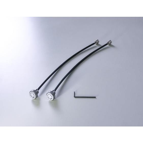 HKS 82004-AK048 Damping Force Adjustment Cable (Gunmetal color) Cable length: 980 mm Photo-0