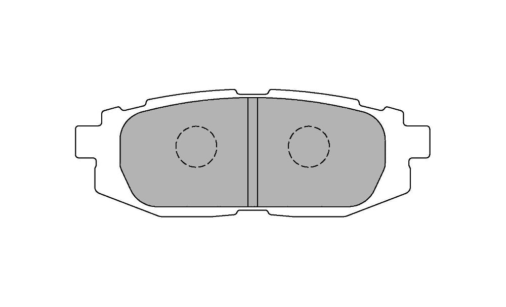 FERODO FCP4187W Rear Brake Pads DS1.11 for SUBARU BRZ / TOYOTA GR86 / GT86 Photo-0