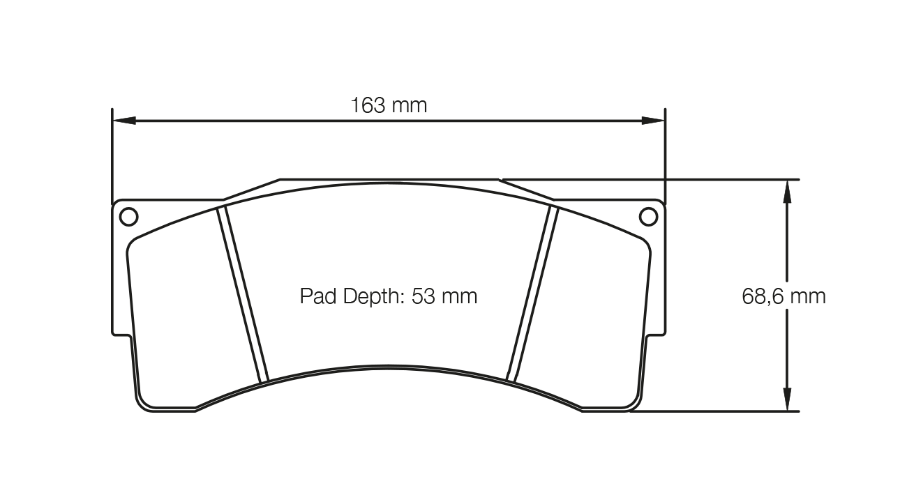 PAGID 8222-RST3 Brake Pads for AP Racing CP6210 D54 / CP6230 D54 / CP6269 / CP9665 D60 Photo-0