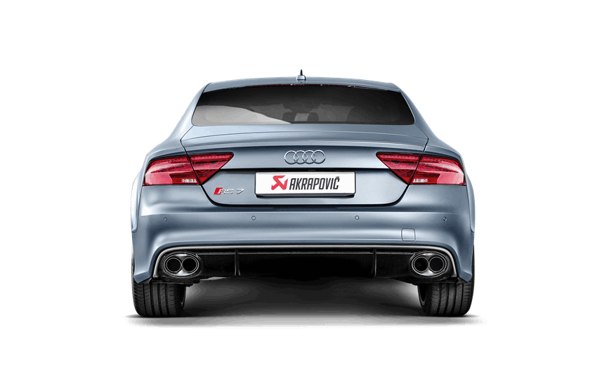 AKRAPOVIC S-AU/TI/4H Evolution Line (Titanium) for AUDI RS7 Sportback (C7) 2014-2018 ECE Type Approval Photo-4