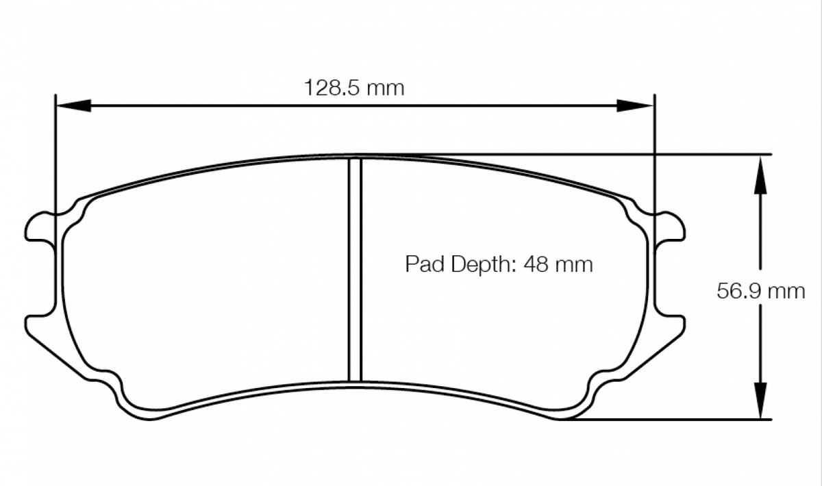 PAGID 8242-RSTD1 Brake Pads for RST D1 Photo-0