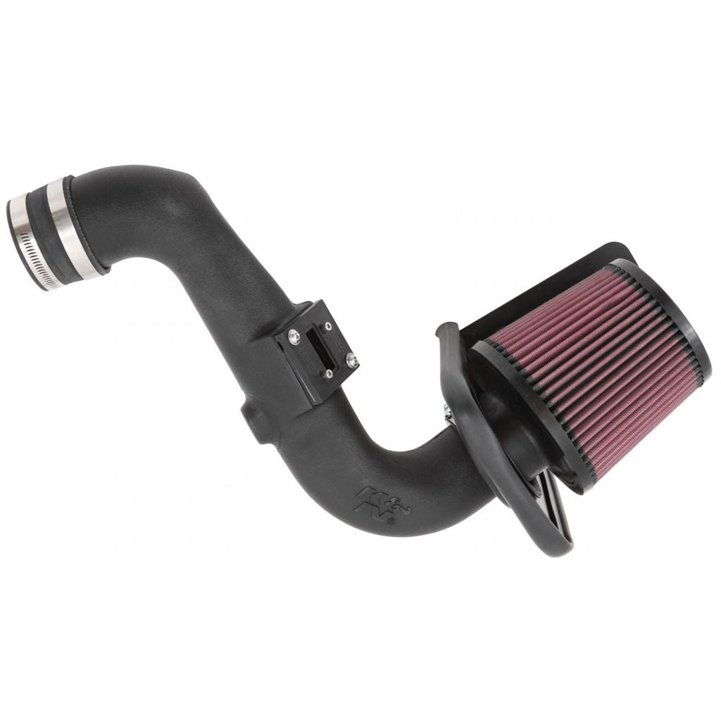 K&N 63-2587 Performance Air Intake System AIRCHARGER; FORD FIESTA ST L4-1.6L F/I, 2014-2015 Photo-0