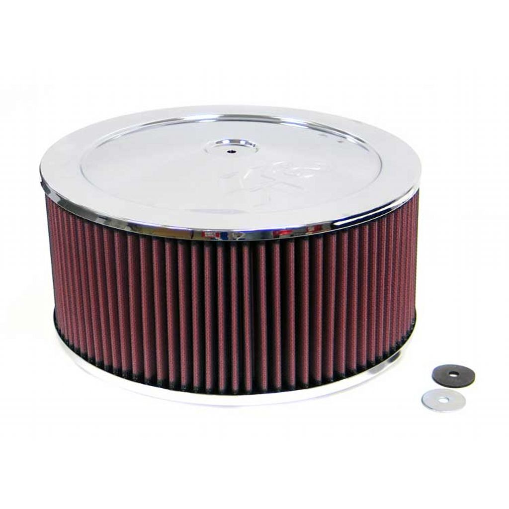 K&N 60-1250 Round Air Filter Assembly 7-5/16 FLANGE 11 DIA 7 H Photo-0