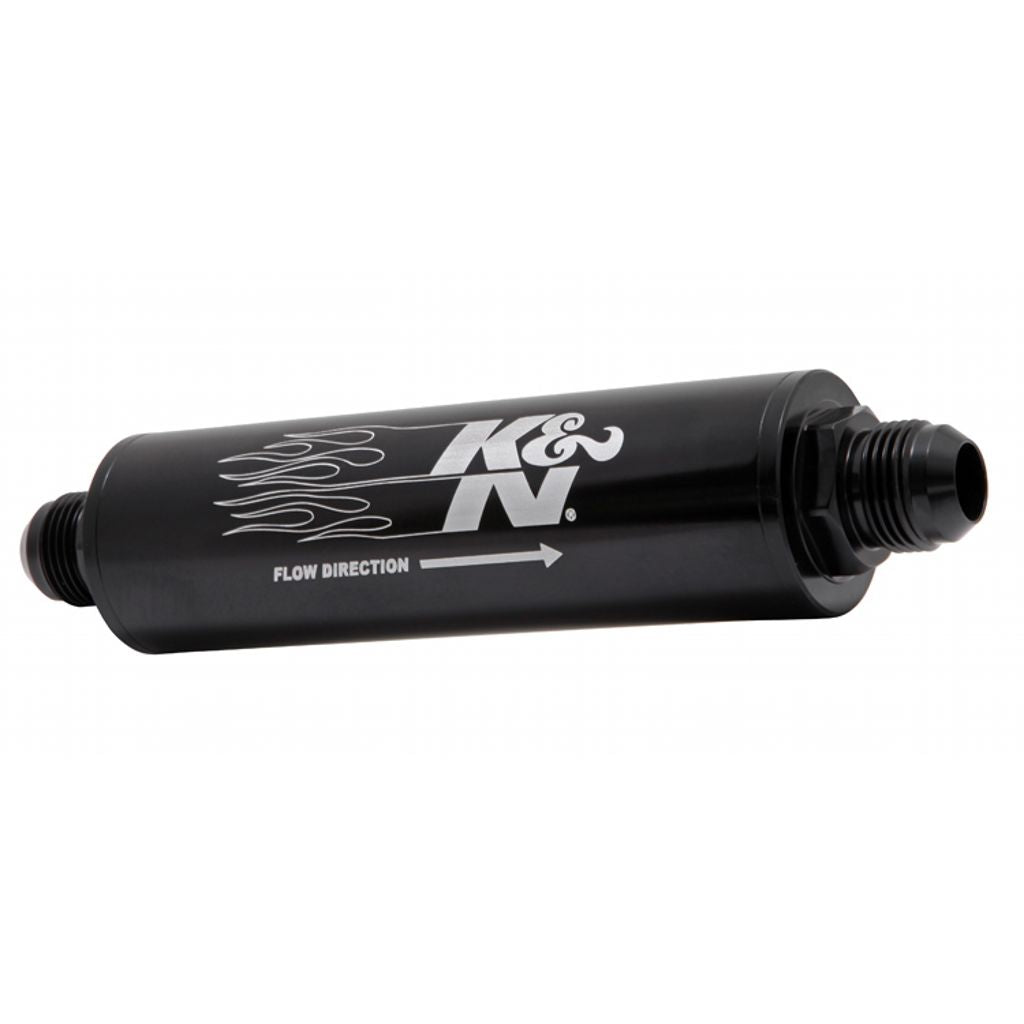 K&N 81-1002 Fuel/Oil Filter IN-LINE GAS/OIL Filter - 10AN, 25 MICRON Photo-0