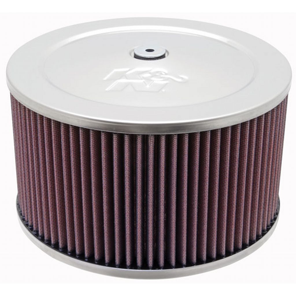 K&N 60-1365 Round Air Filter Assembly 5-1/8"FLG 9"OD X 6-3/8"HW/VENT Photo-0